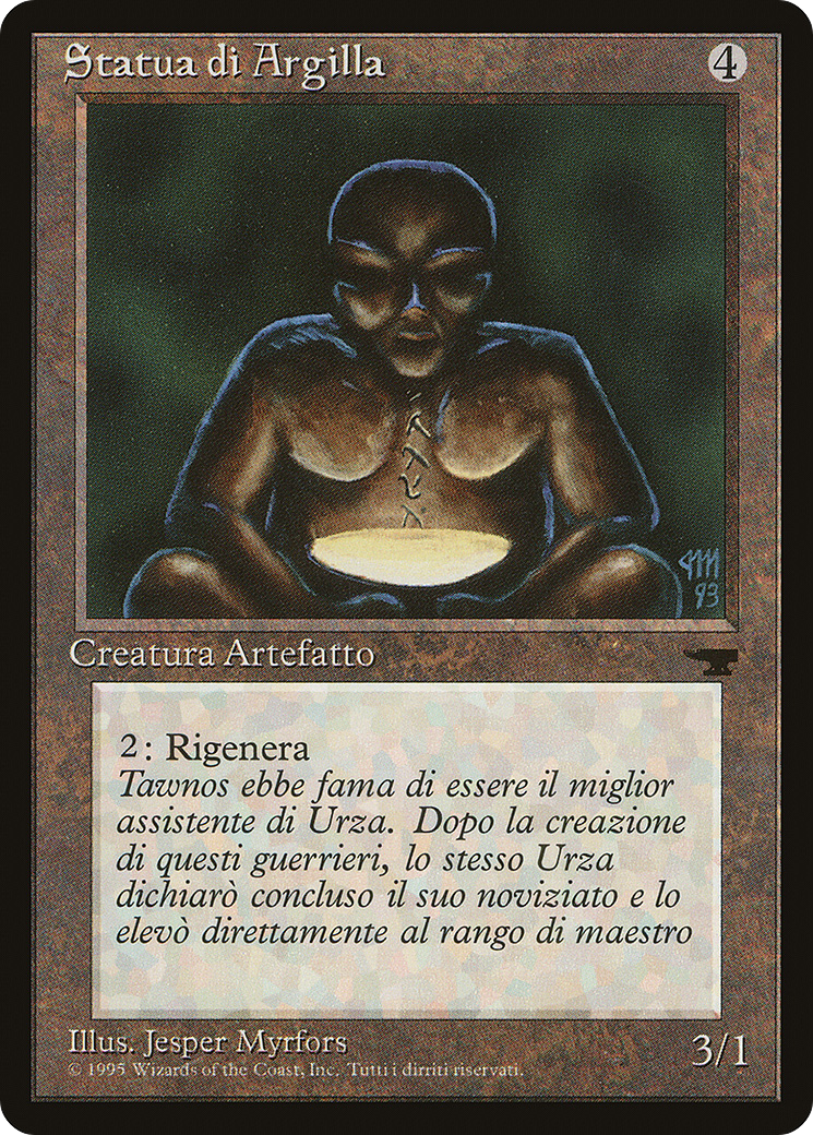 {C} Clay Statue (Italian) - "Statua di Argilla" [Rinascimento][RIN 109]