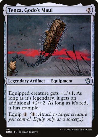 {C} Tenza, Godo's Maul [Dominaria United Commander][DMC 193]