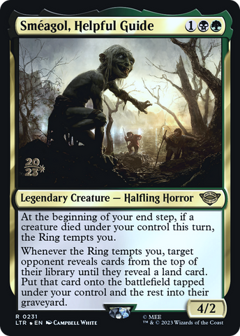 {R} Smeagol, Helpful Guide [The Lord of the Rings: Tales of Middle-Earth Prerelease Promos][PR LTR 231]