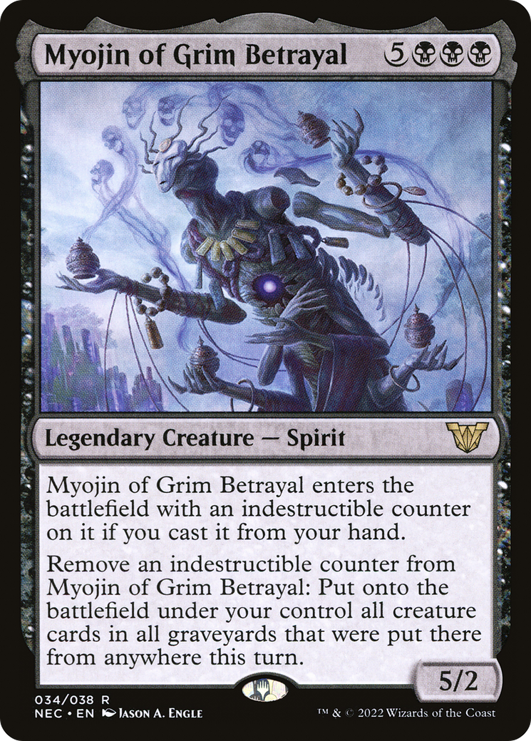 {R} Myojin of Grim Betrayal [Kamigawa: Neon Dynasty Commander][NEC 034]