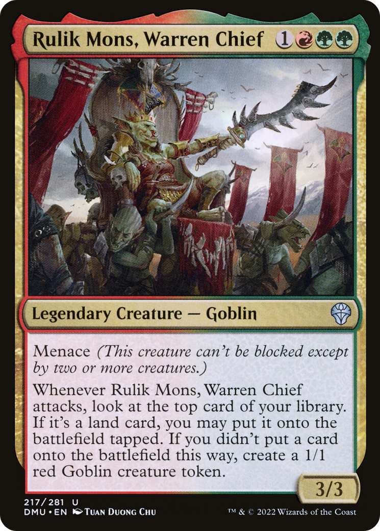 {C} Rulik Mons, Warren Chief [Dominaria United][DMU 217]