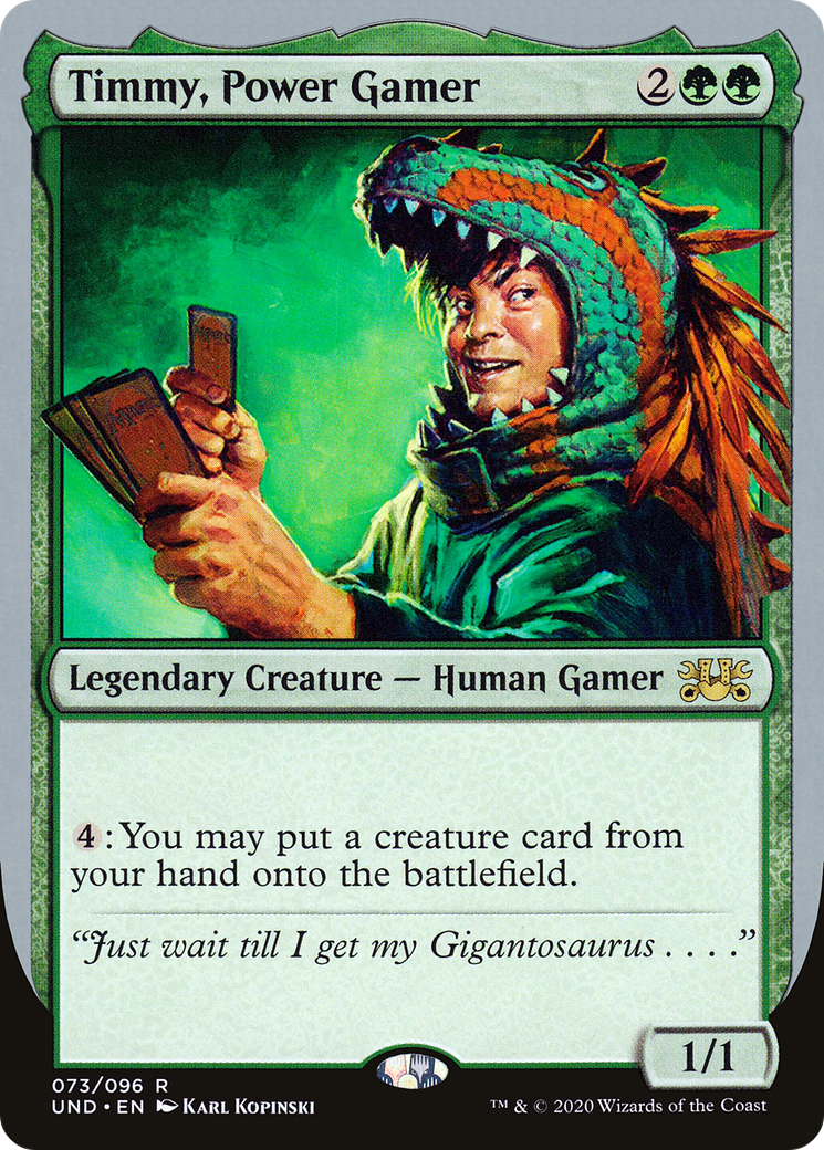 {R} Timmy, Power Gamer [Unsanctioned][UND 073]