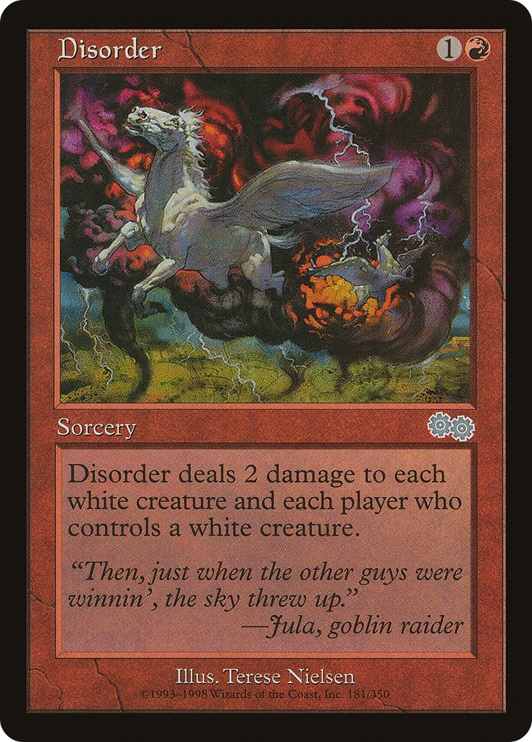 {C} Disorder [Urza's Saga][USG 181]