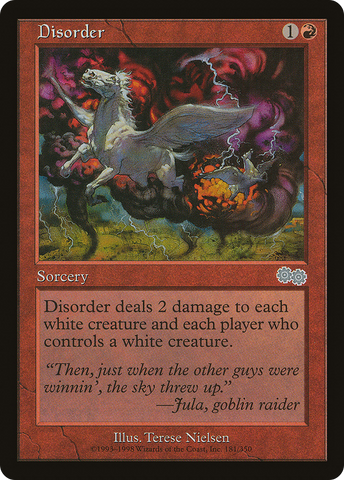 {C} Disorder [Urza's Saga][USG 181]