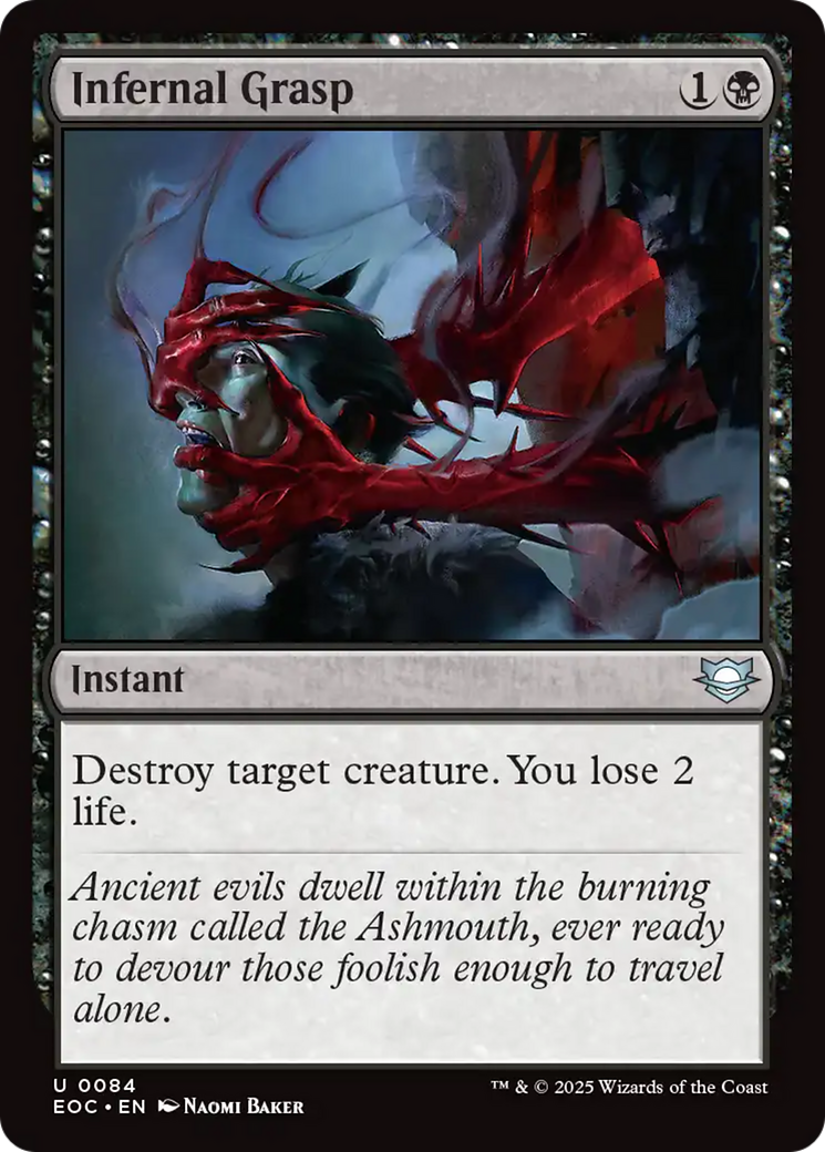 {@@ EOC C} Infernal Grasp [Edge of Eternities Commander][EOC 084]