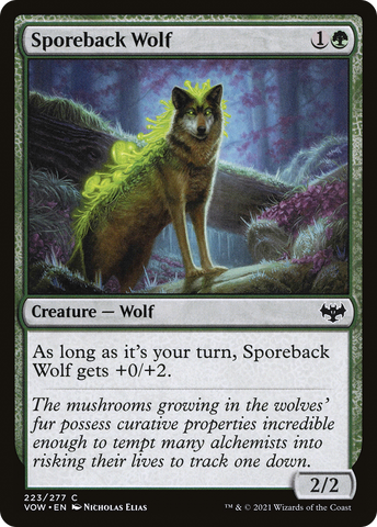 {C} Sporeback Wolf [Innistrad: Crimson Vow][VOW 223]