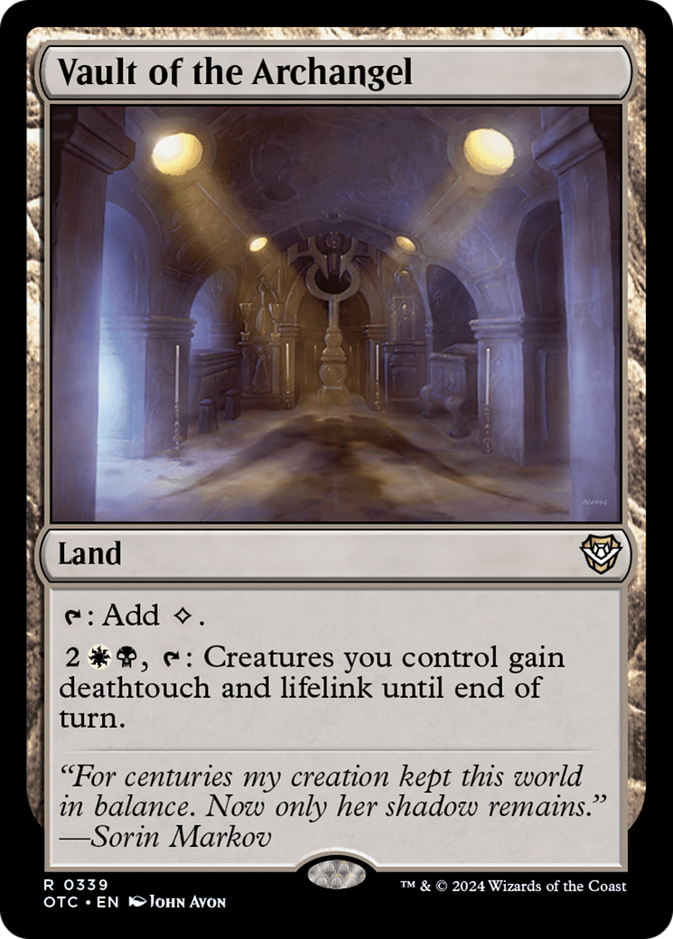 {R} Vault of the Archangel [Outlaws of Thunder Junction Commander][OTC 339]
