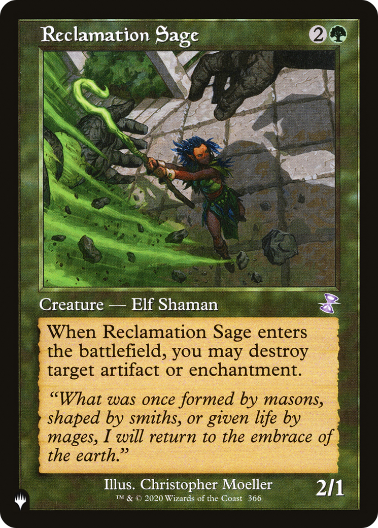 Reclamation Sage [LIST TSR-366]