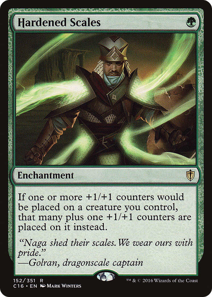 {R} Hardened Scales [Commander 2016][C16 152] - Misty Mountain Games