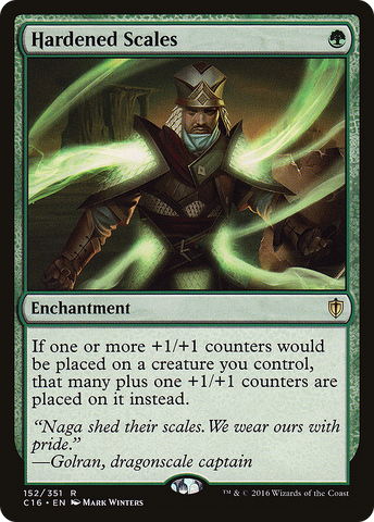 {R} Hardened Scales [Commander 2016][C16 152]