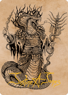 {A} Sivriss, Nightmare Speaker Art Card (51) (Gold-Stamped Signature) [Commander Legends: Battle for Baldur's Gate Art Series][GS ACLB 051]