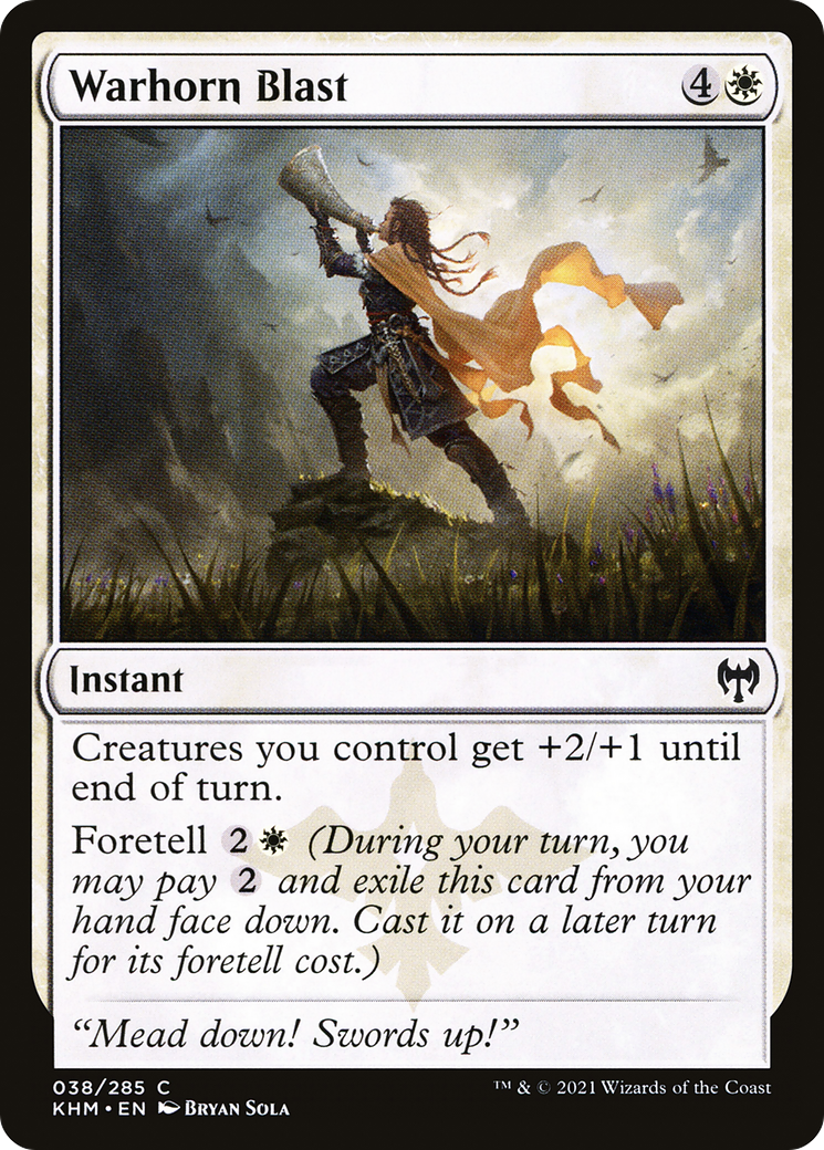 {C} Warhorn Blast [Kaldheim][KHM 038]