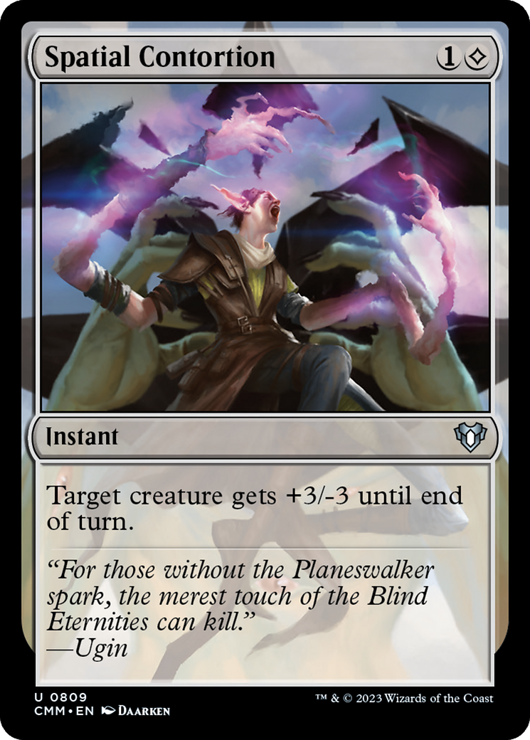 {C} Spatial Contortion [Commander Masters][CMM 809]