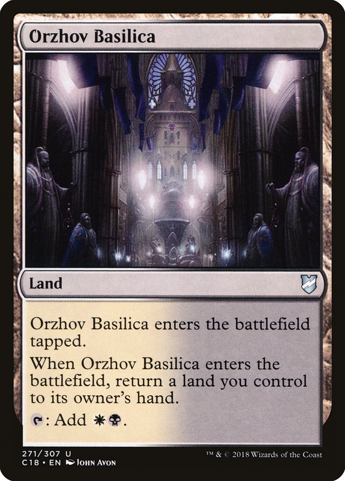 {C} Orzhov Basilica [Commander 2018][C18 271]