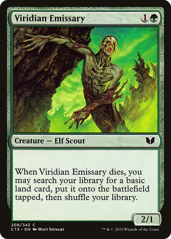{C} Viridian Emissary [Commander 2015][C15 208]
