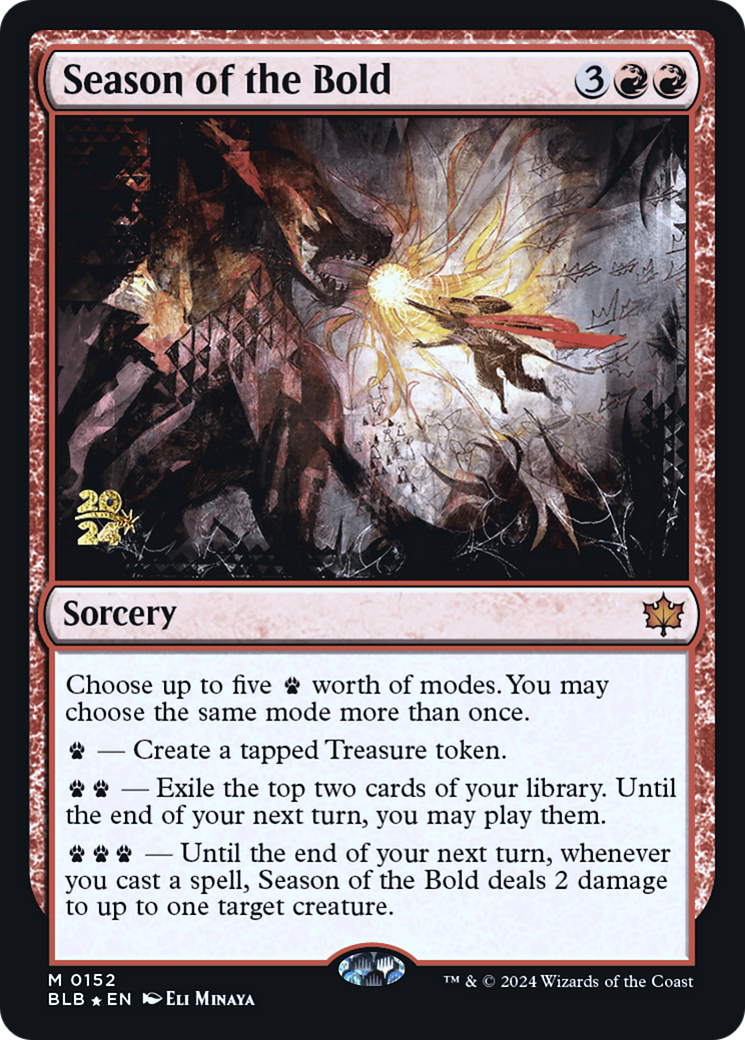 {@R} Season of the Bold [Bloomburrow Prerelease Promos][PR BLB 152]