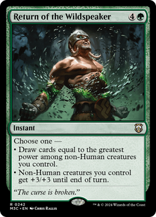 {R} Return of the Wildspeaker [Modern Horizons 3 Commander][M3C 242]