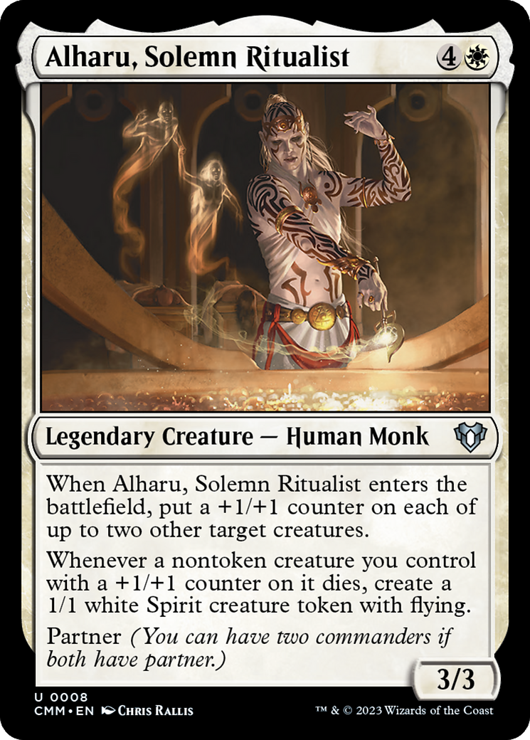 {C} Alharu, Solemn Ritualist [Commander Masters][CMM 008]