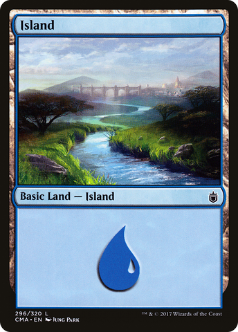 {B}[CMA 296] Island (296) [Commander Anthology]