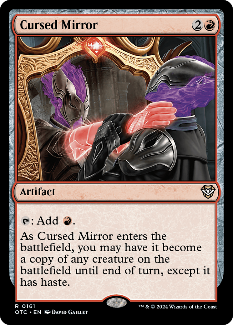 {R} Cursed Mirror [Outlaws of Thunder Junction Commander][OTC 161]
