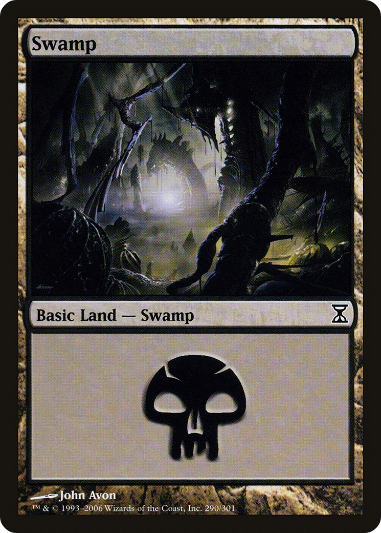 {B}[TSP 290] Swamp (290) [Time Spiral]