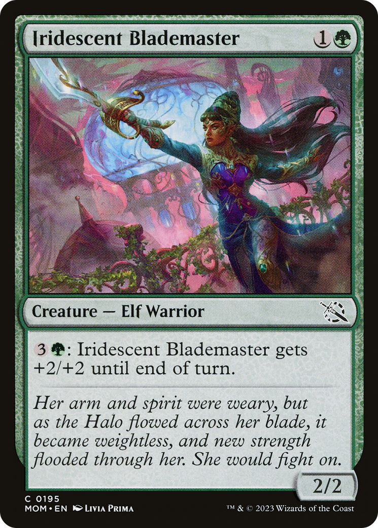 {C} Iridescent Blademaster [March of the Machine][MOM 195]