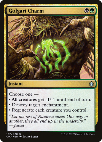 {C} Golgari Charm [Commander Anthology][CMA 177]