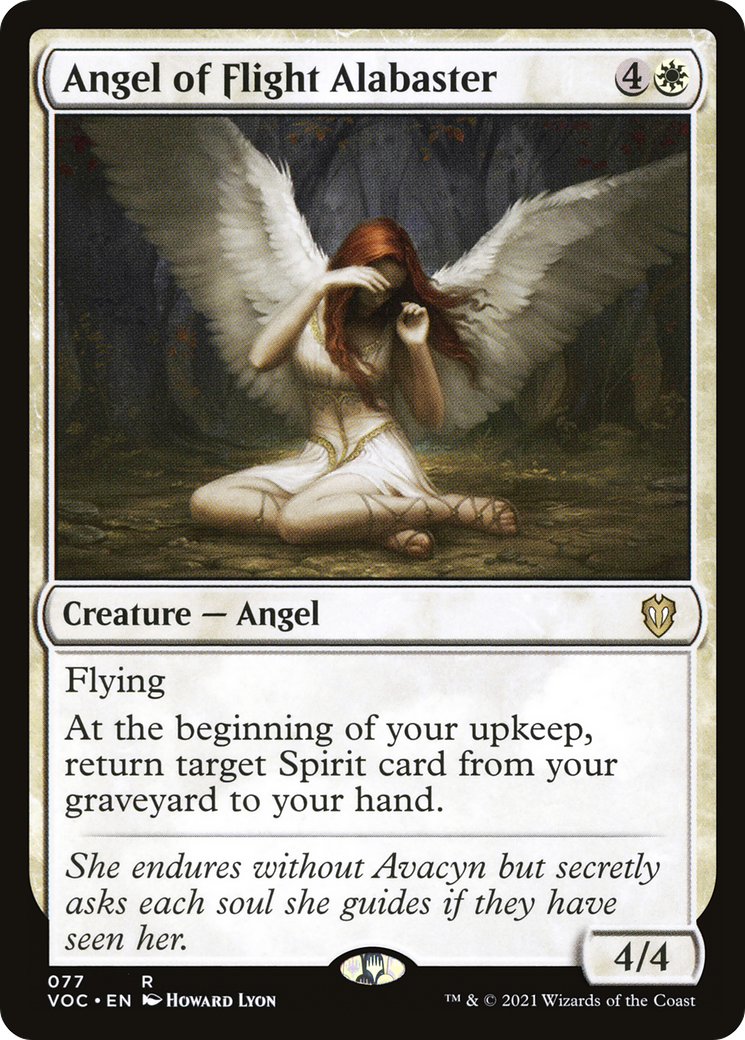 {R} Angel of Flight Alabaster [Innistrad: Crimson Vow Commander][VOC 077]