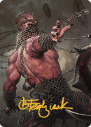{A} Chain Devil Art Card (Gold-Stamped Signature) [Commander Legends: Battle for Baldur's Gate Art Series][GS ACLB 008]