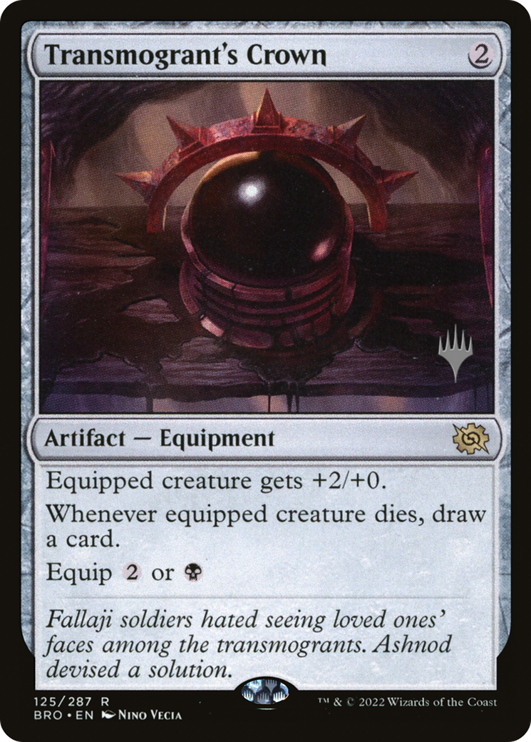 {R} Transmogrant's Crown [The Brothers' War: Promo Pack][PP BRO 125]