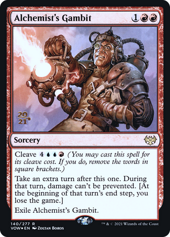 {R} Alchemist's Gambit [Innistrad: Crimson Vow Prerelease Promos][PR VOW 140]