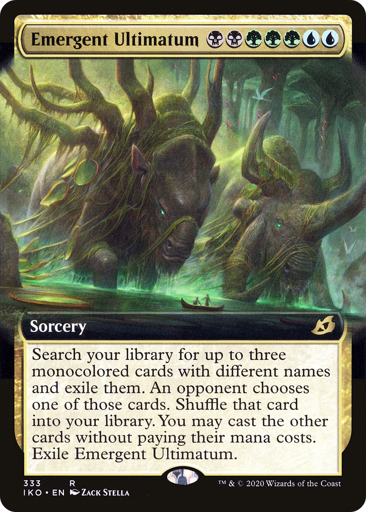 {R} Emergent Ultimatum (Extended Art) [Ikoria: Lair of Behemoths][IKO 333]