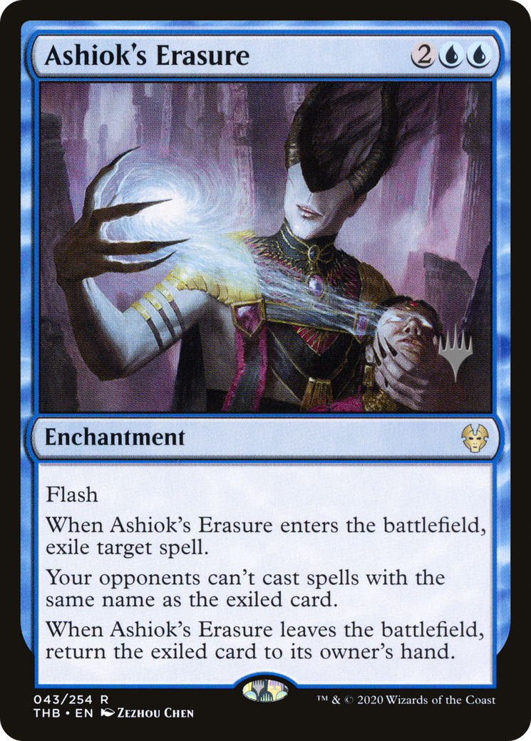 {R} Ashiok's Erasure (Promo Pack) [Theros Beyond Death Promos][PP THB 043]