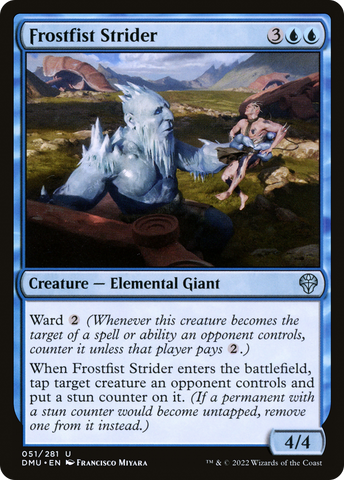 {C} Frostfist Strider [Dominaria United][DMU 051]