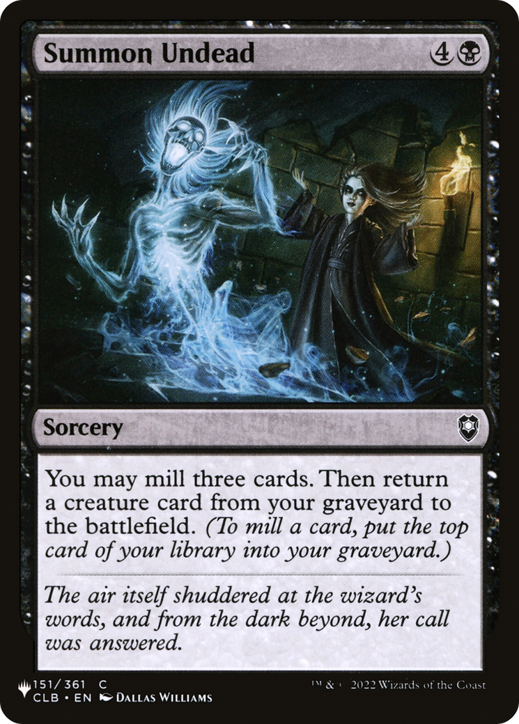 Summon Undead [LIST 151/361]
