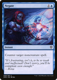 {C} Negate [Dominaria United][DMU 058]