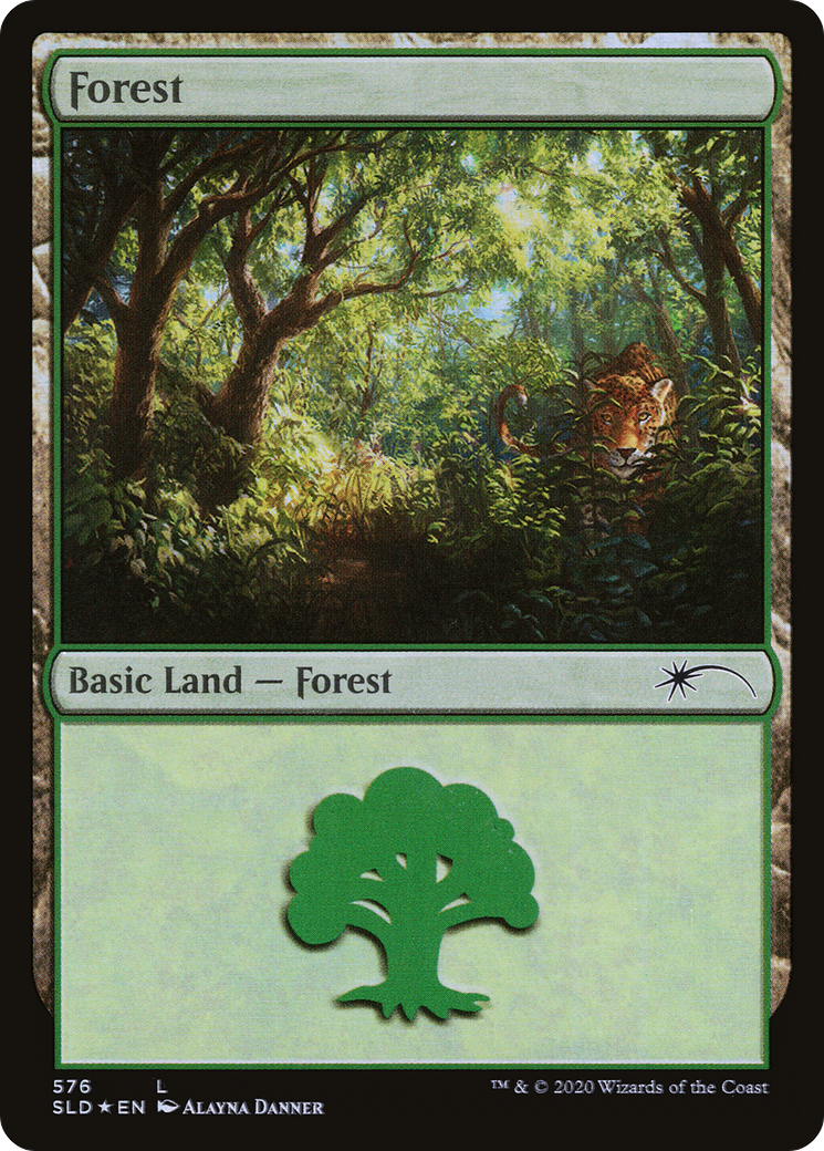 {B}[SLD 576] Forest (Cats) (576) [Secret Lair Drop Promos]
