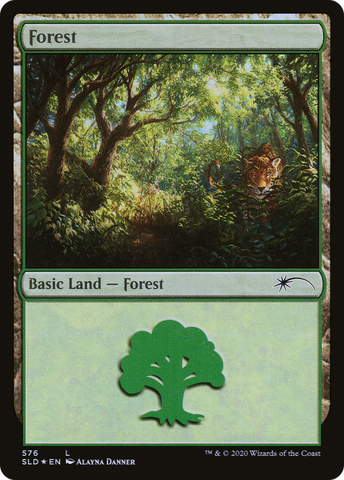 {B}[SLD 576] Forest (Cats) (576) [Secret Lair Drop Promos]