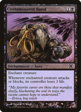{C} Contaminated Bond (Premium Foil) [Tenth Edition][FP 10E 132]