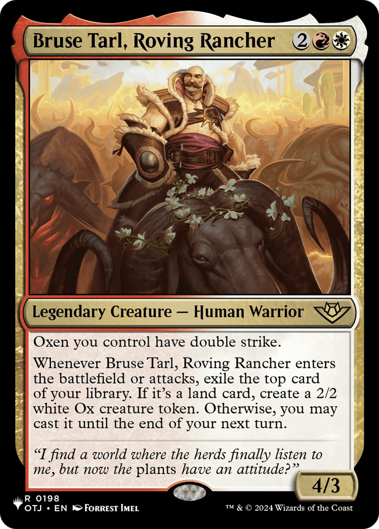 Bruse Tarl, Roving Rancher [LIST OTJ-198]