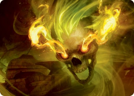 {A} Flameskull Art Card [Dungeons & Dragons: Adventures in the Forgotten Realms Art Series][AAFR 014]