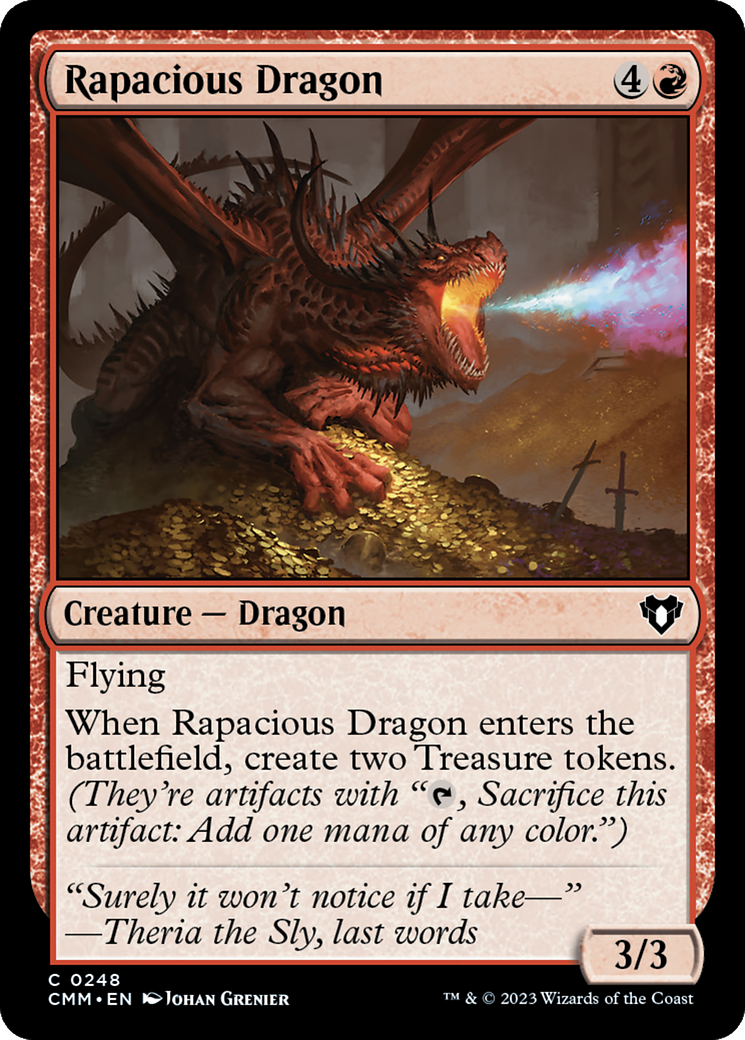 {C} Rapacious Dragon [Commander Masters][CMM 248]