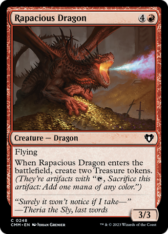 {C} Rapacious Dragon [Commander Masters][CMM 248]