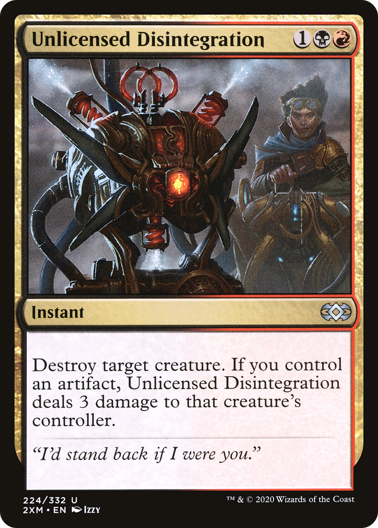 {C} Unlicensed Disintegration [Double Masters][2XM 224]
