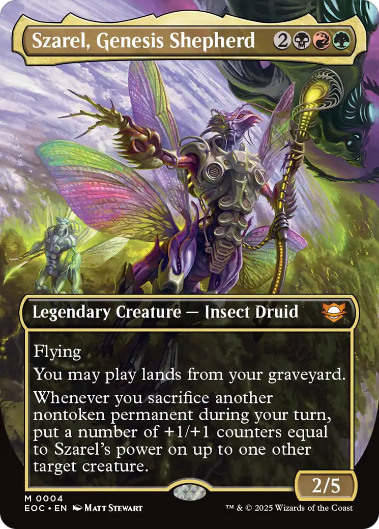 {@@ EOC R} Szarel, Genesis Shepherd (Borderless) [Edge of Eternities Commander][EOC 004]