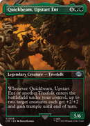 {C} Quickbeam, Upstart Ent (Borderless Alternate Art) [The Lord of the Rings: Tales of Middle-Earth][LTR 419]