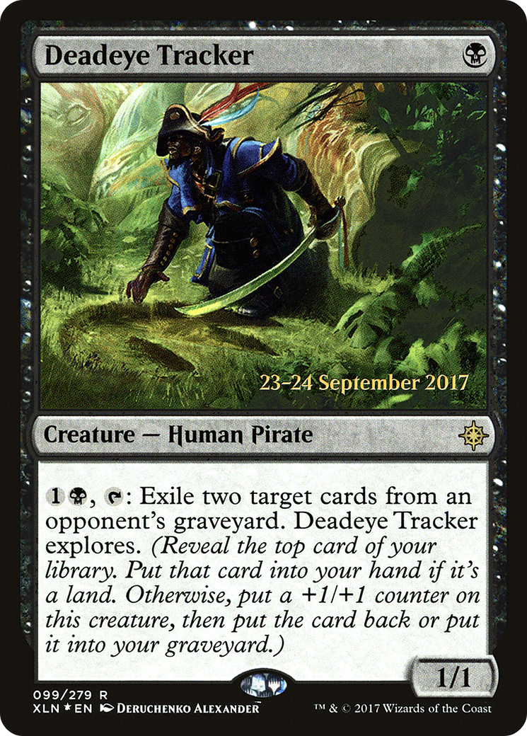{R} Deadeye Tracker [Ixalan Prerelease Promos][PR XLN 099]