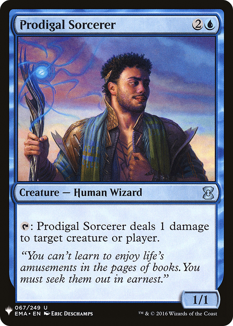 {C} Prodigal Sorcerer [Mystery Booster][LS EMA 067]