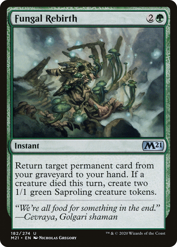 {C} Fungal Rebirth [Core Set 2021][M21 182]