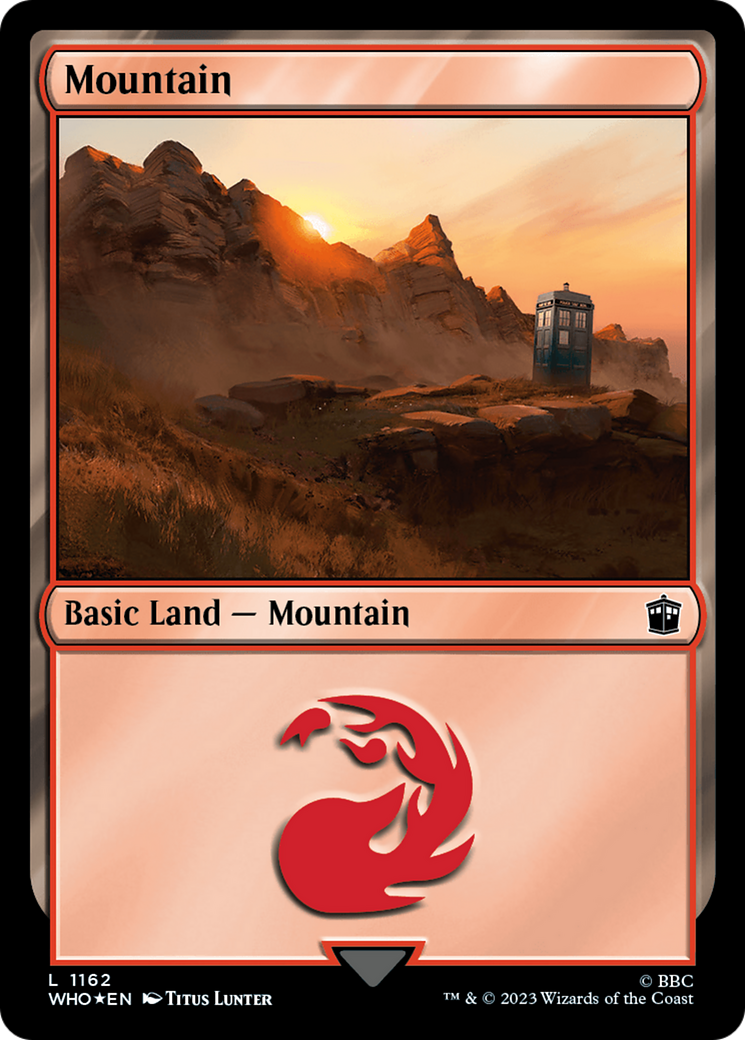 {B} Mountain (1162) (Surge Foil) [Doctor Who][WHO 1162]